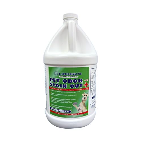 lindhaus Pure Power Pet Odor & Stain Remover, 1 Gallon – Professional Carpet & Upholstery Cleaner – OEM CHE-5100