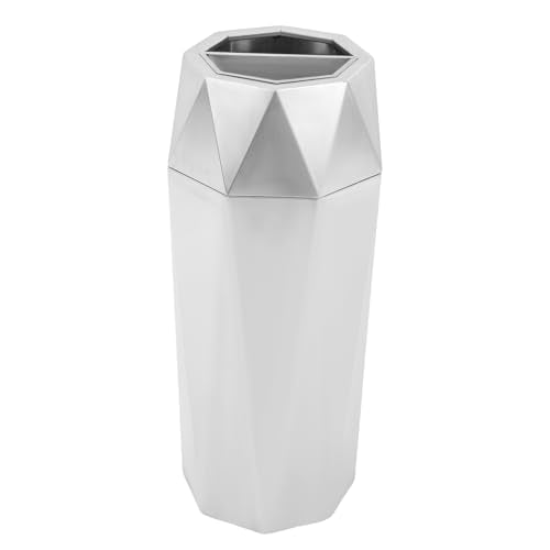Commercial Trash Can 201 Stainless Steel 25L Indoor Large Capacity