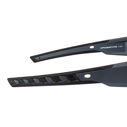 Crossfire Safety Glasses - color: Aluminum Gray / Smoke