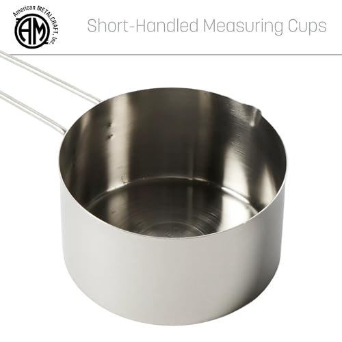 American Metalcraft MCW125 Stainless Steel Measuring Cup, Wire Handle, 1 1/4-Inch Cup - size: 1-1/4-Cup