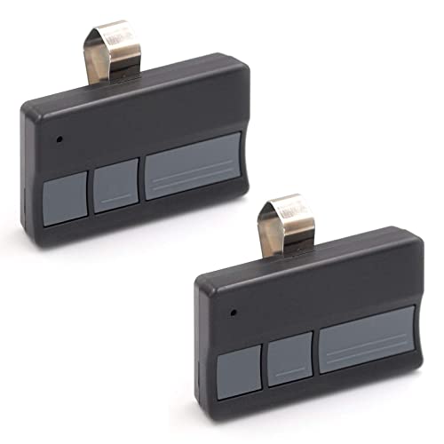 Solidremote Garage Door Opener Remote, Compatible with Chamberlain, and LiftMaster Openers, 371LM 373LM 971LM 973LM, Universal, 2 Pack - style: Visor Type 1