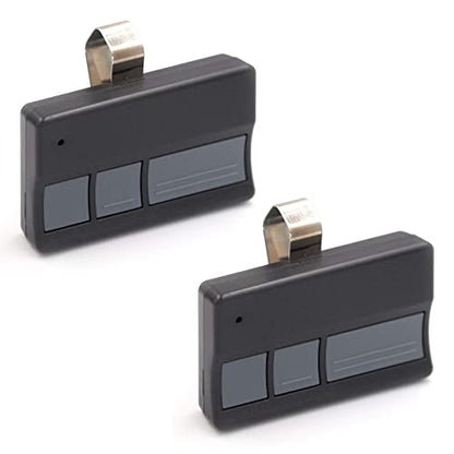 Solidremote Garage Door Opener Remote, Compatible with Chamberlain, and LiftMaster Openers, 371LM 373LM 971LM 973LM, Universal, 2 Pack - style: Visor Type 1