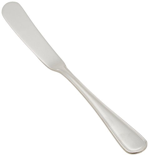 Winco 8" Stainless Steel Butter Spreader (Set of 12)