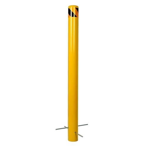 lukar Steel Bollard Post,58’’High 4-1/2’’ OD Safety Bollard