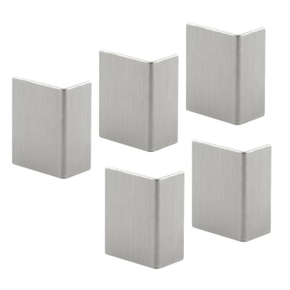 Prime-Line S 4215 Brushed Stainless, Adhesive Backed Door Edge Guard (5 Pack)