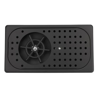Pitcher Washer, Espresso Washer, Drainage and Drip Tray Stainless Steel Bar Glass Washer is The Sink, and The Cup Spray Washer is The Home Kitchen Hotel Cafe Restaurant (Black) - color: Black