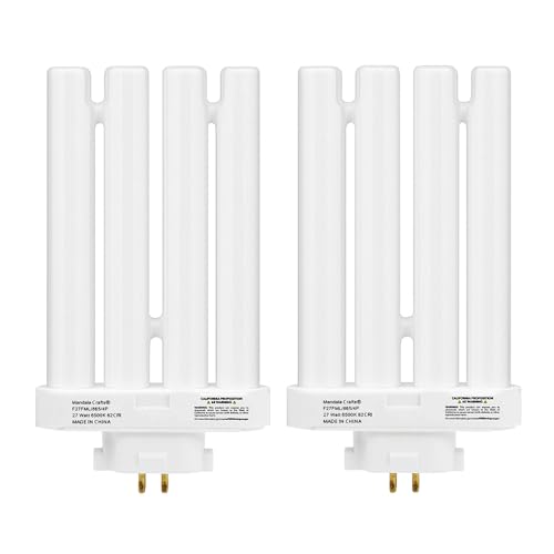 Mandala Crafts Led FML27 27-Watt Compact Fluorescent Light Bulbs - color: 3000k Warm White, size: Pack of 2