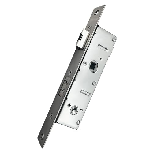 House Guard Storm Door Lock Body, Flat Slot, Adjustable 22/26mm Backset - style: Compatible with American-style lock cylinders
