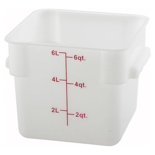 Winco - PESC-6-6 qt Food Storage Container