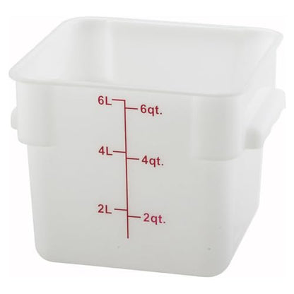 Winco - PESC-6-6 qt Food Storage Container