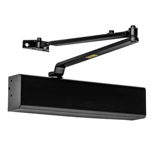 Dynasty 8500 Series Door Closer, Black, Spring 1-6, ADA - style: Black