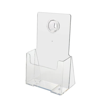 Source One Tri Fold Brochure Holder 4X9 (24 Pack, Clear) - color: Clear, size: 24 Pack