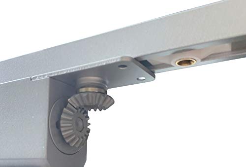 NHN495S Concealed Door Closer, Non-Handed, Heavy-Duty, Up to 220lbs. Doors, Dual Speed Control, Invisible Door Closer - size: Spring force 2-5, Up to 220lbs doors