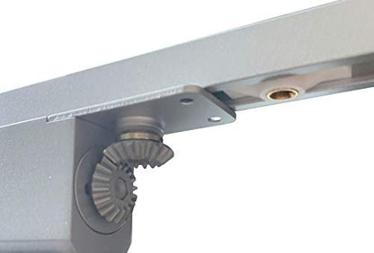 NHN495S Concealed Door Closer, Non-Handed, Heavy-Duty, Up to 220lbs. Doors, Dual Speed Control, Invisible Door Closer - size: Spring force 2-5, Up to 220lbs doors