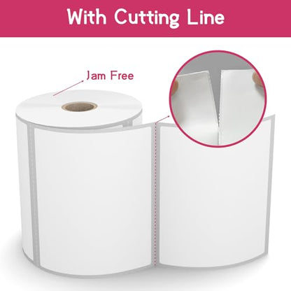 12 Rolls 4" x 3" Direct Thermal Shipping Labels for Small Business Supplies - size: 4" x 3" - 12 Rolls