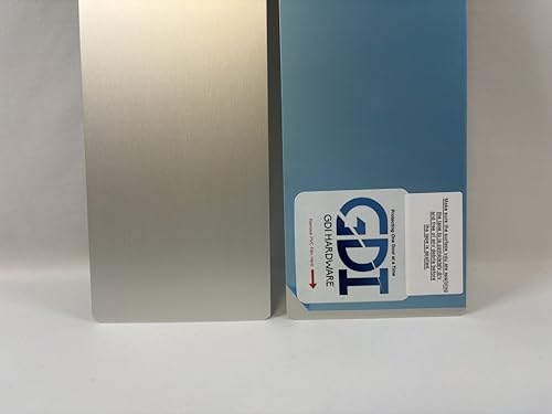 Protection Plates/Push Plates (Aluminum, 4 x 18) - color: Aluminum, size: 4 x 18