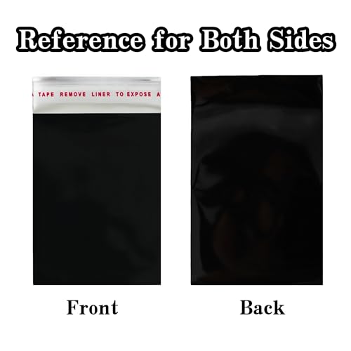 PABCK 100 Pcs Black Metallic Envelopes Cards Packaging 2.76x3.54+0.79 inch - size: 2.76x3.54+0.79 inch