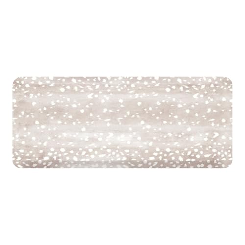 House of Noa Nama Standing Mat – Anti-Fatigue Kitchen Mats for Floor, Cushioned & Non-Slip Kitchen Comfort Mat for Standing, Thick Foam Anti-Fatigue Mat for Kitchen & Workspaces, Fawn Brown 22" x 54" - color: Brown, size: 54"L x 22"W x 0.8"Th
