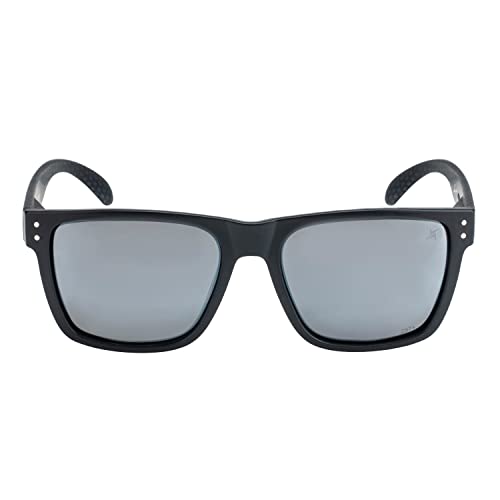 X Power ANSI Z87+ Extra Large Weekenders Impact Resistant Safety Sunglasses - color: 009 Black & Carbon Fiber Frame / Grey Lens, size: X-Large