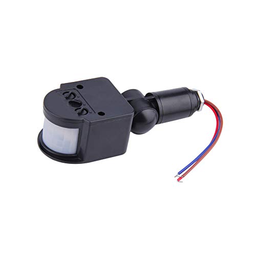 LED Outdoor 110-220V Infrared PIR Motion Sensor Detector Wall Light Switch 180°1pc