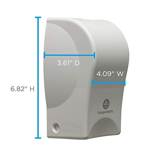 ActiveAire Powered Whole-Room Air Freshener Dispenser by GP PRO (Georgia-Pacific), White, 53287A, 4.090” W x 3.610” D x 6.820” H - color: White