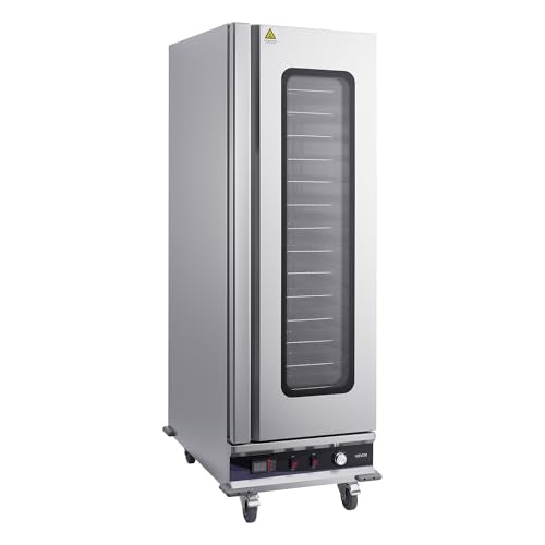 VEVOR Commercial Electric Food Warmer 16-Tier Transparent Single-Door - size: 16-Tier