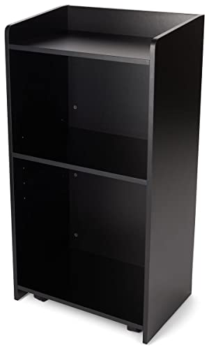 Displays2Go Black Hostess Stand - color: Black
