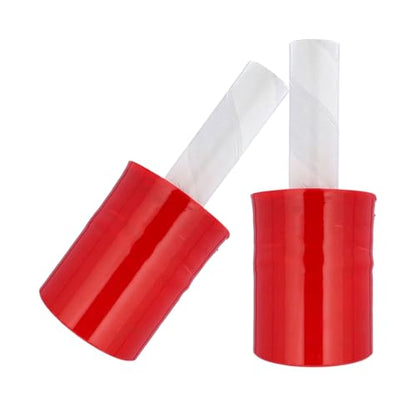 PSBM Dark Red Mini Stretch Film/Wrap with Handle 5" x 1000' 80 GA 12 Rolls - color: Red, size: 5 Inch
