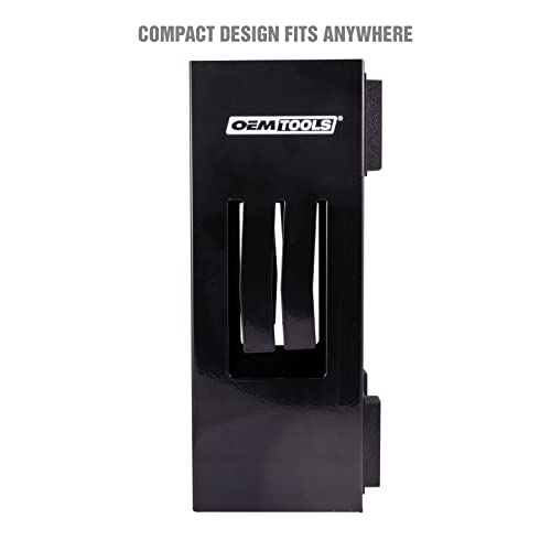 OEMTOOLS Magnetic Glove Dispenser with 4 Powerful Magnets - color: Black