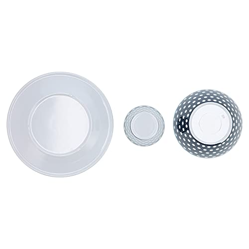 Dark Blue Dot Melamine Dinnerware Set – Cups, Salad Bowls & Plates for Home, Restaurant, Hotel Use