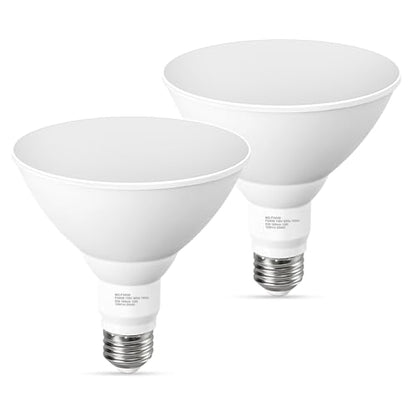 GvvooHome Soft White PAR38 LED Flood Light Bulbs Outdoor, 100W Equivalent - color: Soft White, size: 2 Pack