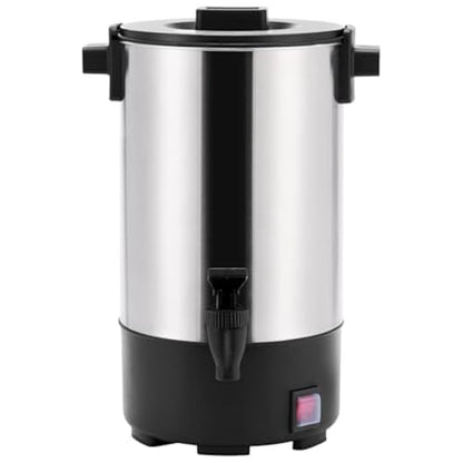 SYBO SR-CP Commercial Grade Stainless Steel Percolate Coffee Maker Hot Water Urn for Catering, 30-Cup, 4.5L, Metallic - style: 4.5L Metallic