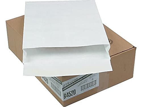 Quality Park Survivor R4520 Tyvek Open-End Envelope, Plain, 12-Inch x16-Inch x2-Inch, 100/CT, White