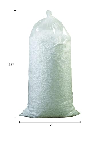 Partners Brand P7NUTS Loose Fill Packing Peanuts, 7 Cubic Feet, White