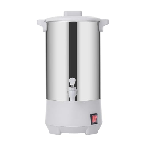 SYBO Commercial Grade Stainless Steel Percolate Coffee Maker Hot Water Urn for Catering, 30-Cup, 4.5L, Grey - style: 4.5L Grey