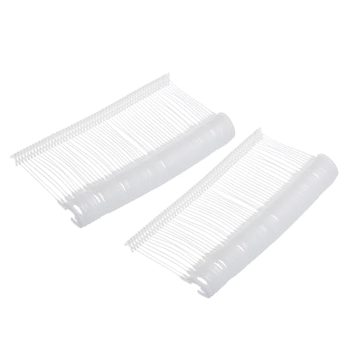 MECCANIXITY J Hook Standard Tagging Fasteners,Plastic Regular,Standard Label Gun Price Tagging Barbs for Garment Price Tag Label Barbs 35mm (1-3/8 Inch),Pack of 500 White - color: White, size: 35mm (1-3/8 Inch)