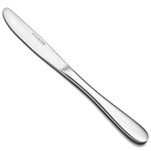 Aebeky 16-Piece Stainless Steel Table Knives,Dinner Knives Set,9.1-Inch (16-Piece) (Pack of 2) - size: 16-Piece (Pack of 2)