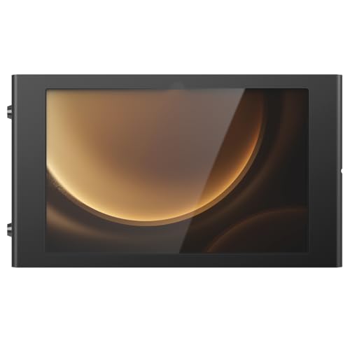 Compulocks Galaxy Tab S9+/S9FE+/S10+ 12.4" Apex Enclosure Wall Mount - Black Secure Tablet Holder for Home, Office, & Retail, Sleek Design, Perfect for Digital Signage & Kiosks - color: Black, size: Galaxy Tab S9+/S9FE+/S10+ 12.4"
