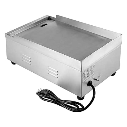 Electric Countertop Flat Top Griddle 11x15.7in Commercial Teppanyaki Grill - color: 1300W, 11"x15.7"