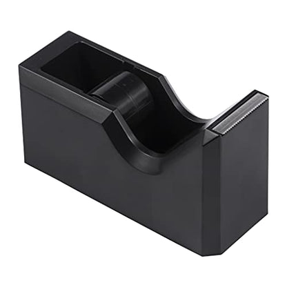 JAM PAPER Colorful Desk Tape Dispensers - Black - Sold Individually - color: Black, size: Pack of 1