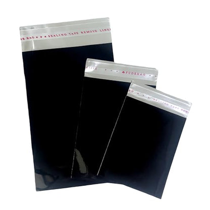 PABCK 100 Pcs Black Metallic Envelopes Cards Packaging 3.54x5.12+1.18 inch - size: 3.54x5.12+1.18 inch