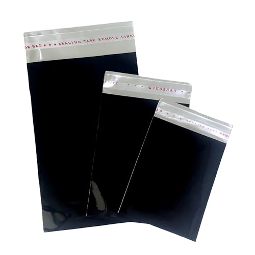 PABCK 100 Pcs Black Metallic Envelopes Cards Packaging 4.72x7.09+1.18 inch - size: 4.72x7.09+1.18 inch