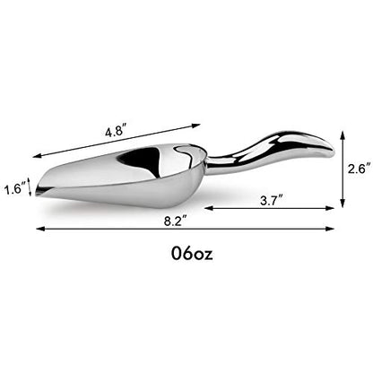 New Star Foodservice Stainless Steel Scoop, 6-Ounce - size: 6-Ounce Stainless Steel