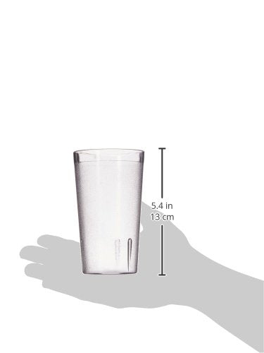 Winco Pebbled Tumblers, 12-Ounce, Clear