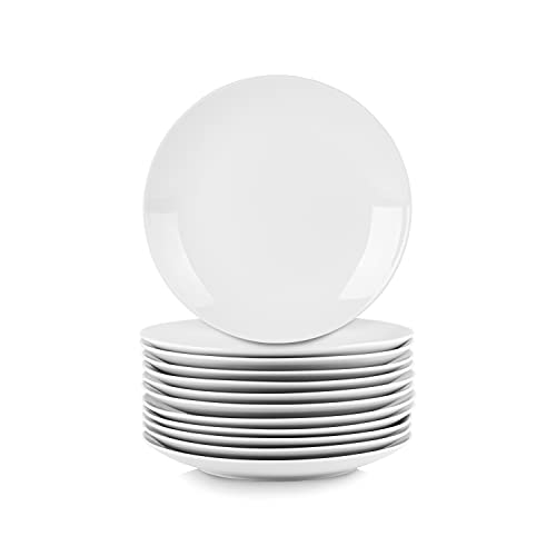 10 Strawberry Street 10.5" Catering Coupe Dinner Plate, Set of 12,White - size: 10.5" Dinner, style: Coupe
