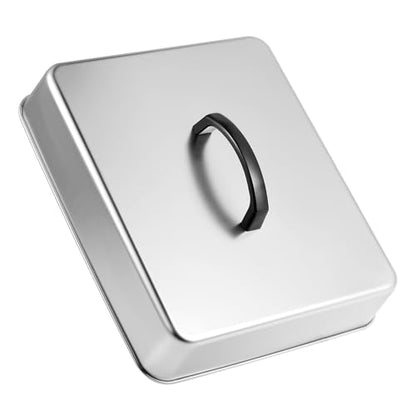 Rectangular Basting Cover, Stainless Steel Grill Lid, 13" x 11.2" x 2.5"