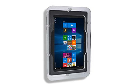 Security Anti-Theft Acrylic Case for Lenovo Miix 320 Used as Kiosk, POS, Store, Show Display. Configured as VESA, Wall Mount, Desktop Stand (Clear, VESA)