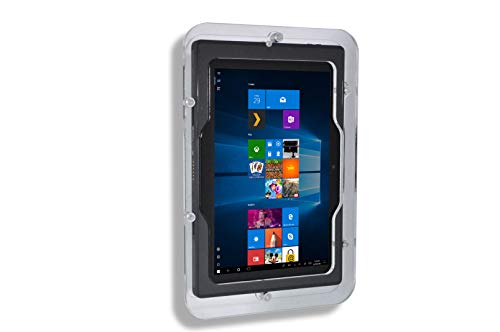 Security Anti-Theft Acrylic Case for Lenovo Miix 320 Used as Kiosk, POS, Store, Show Display. Configured as VESA, Wall Mount, Desktop Stand (Clear, VESA)