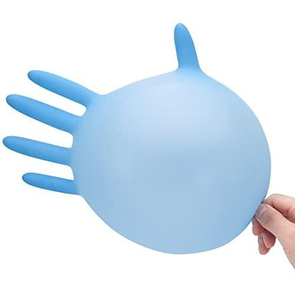 SwiftGrip Disposable Nitrile Exam Gloves, Blue, Latex Free, Medical Gloves for Cleaning, Food-Safe, Powder Free, Non-Sterile - size: X-Small