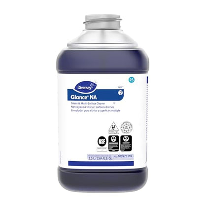 Diversey Glance NA Glass & Multi-Surface Cleaner, J-Fill, 2.5 L - size: 84.54 Fl Oz (Pack of 1)
